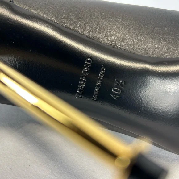 Tom Ford - Padlock 105 leather knee-high boots - Picture 10 of 10